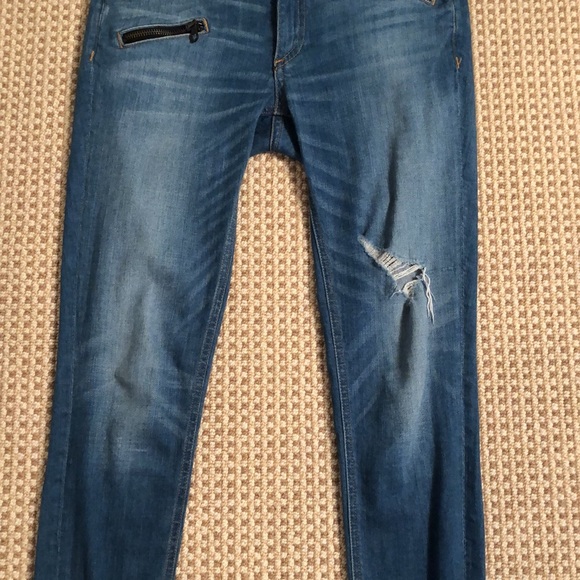 Rag & Bone Zip Accent Crop Jean - Picture 7 of 16